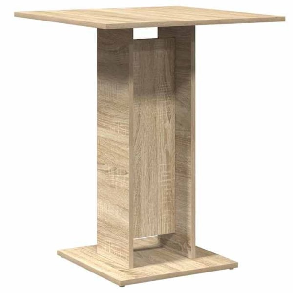 Auxiliary side table bar table 60 x 60 x 75 cm ingeniørtræ farve eg DEC036551 kastanj