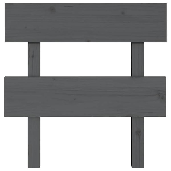 Hovedgærde accessory soveværelse møbel 93,5 x 3 x 81 grå fyrretræ