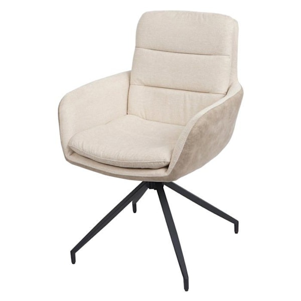 Spisestol x1 justerbar, drejelig, automatisk position, creme beige stof 04_0006335 Beige