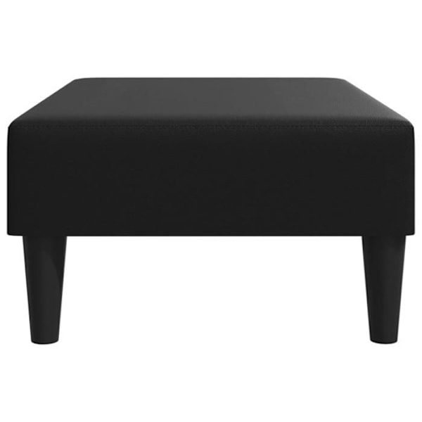 Repose fødder taburet 77 x 55 x 31 cm i sort PVC DEC030515 Svart