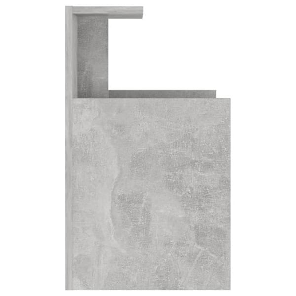 2 kpl yöpöytiä hyllyillä 40 x 35 x 60 cm harmaa lastulevy DEC035377 Grå