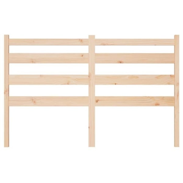 Sänggavel - Massivt furu - 126x100 cm - Beige - Modern - Modernt design