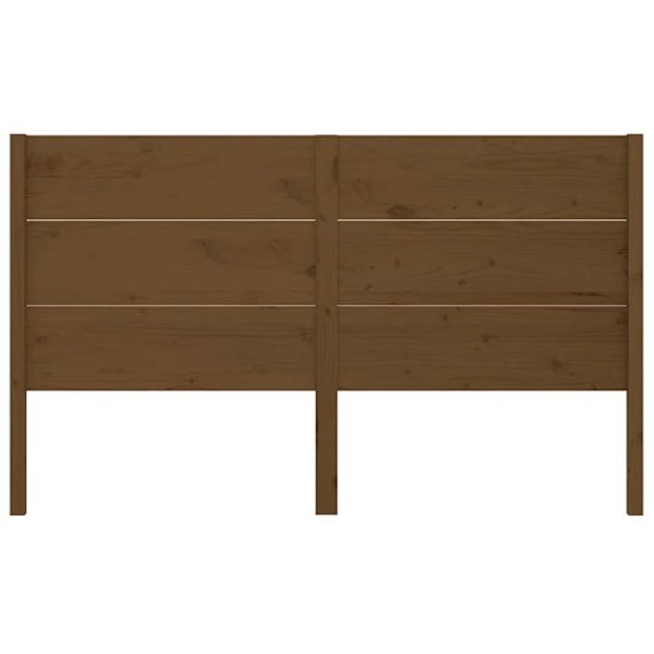 Sänggavelsaccessoar sovrum möbel 126 x 4 x 100 cm massivt trä ljusbrunt TDL0203058