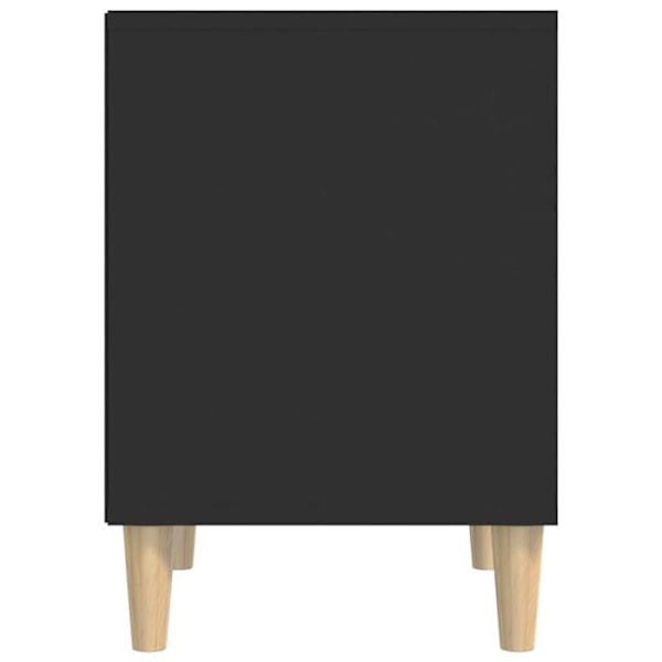 Nattbord med åben rum 40 x 35 x 50 cm sort ingeniørtræ DEC034438 kastanj