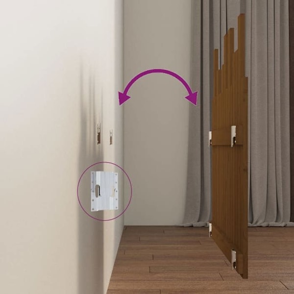 Sänggavelsaccessoar sovrum väggmöbel i palletstil 95,5 x 3 x 80 Ljust brunt massivt trä