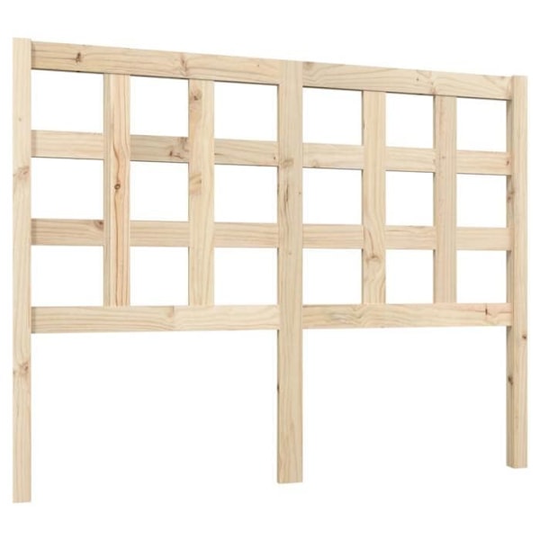 Sänggavel - Ej specificerat - 125,5 x 4 x 100 cm - Massivt trä - Beige - Samtida