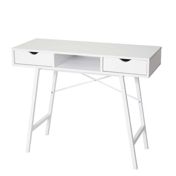 Konsolbord skrivbord bordsförlängning FSC 100 certifierad 100 x 40 vit