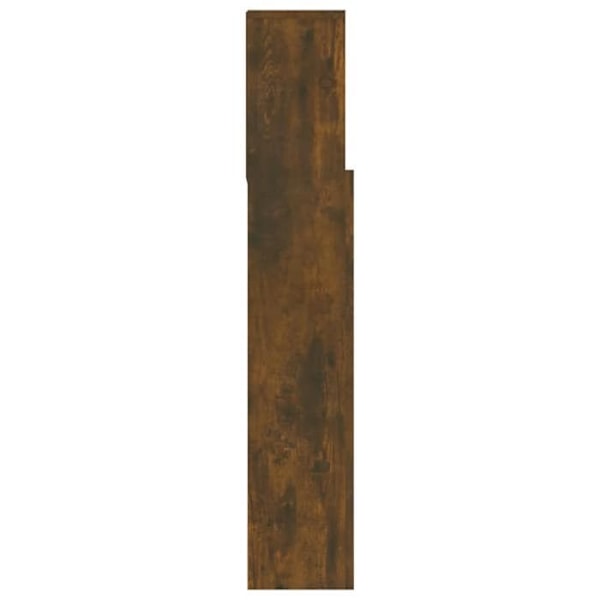 Hovedgærde - MDF - 180x19x103,5 cm - Brun - Moderne - Inkluderet opbevaring kastanj