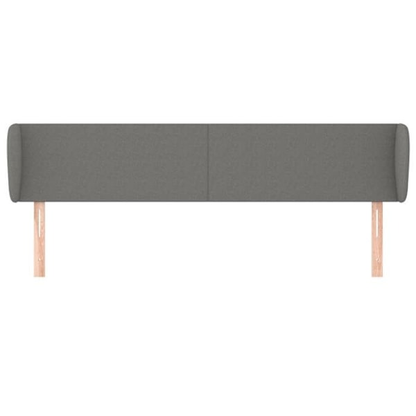 Hovedgærde - Ikke specificeret - 203x23x78/88 cm - Mørkegrå - Klassisk - Holdbar Mörkgrå