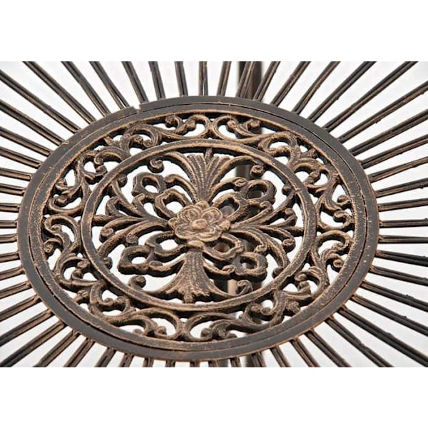 Terassipöytä, rustiikkityylinen, korkeus 69 cm, metallia pronssinvärinen 10_0003051 Brons