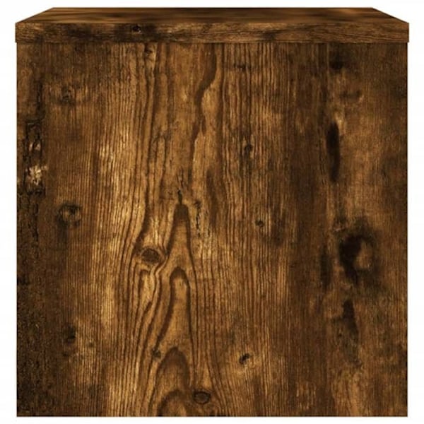 Yöpöytä hyllyllä 40 x 30 x 30 cm ruskea insinööripuu DEC033552 kastanj
