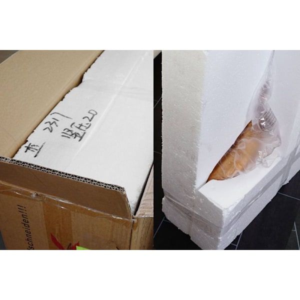 Langhorn oksetrofe hoveddekorativt kranium 45cm indendørs udendørs vægdekoration 04_0002849 Guld