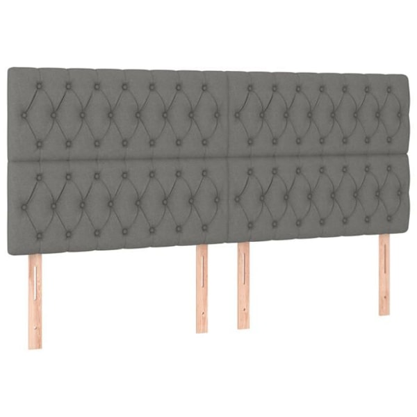 Hovedgavl - Ikke specificeret - 100x7x78/88 cm - Mørkegrå - Klassisk - Højdejusterbar Mörkgrå