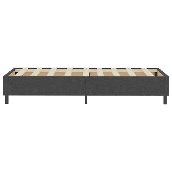 Seng - TDL - 100 x 200 cm - Gråt stof - 1 pladser - Nemmere opsætning Grå