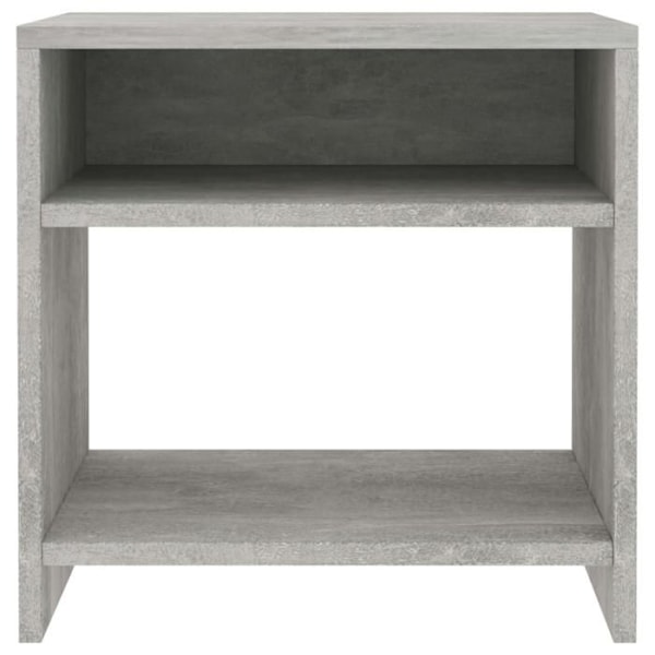 Natskab med åbent rum og hylde 40 x 30 x 40 cm grå ingeniørtræ DEC033976 kastanj