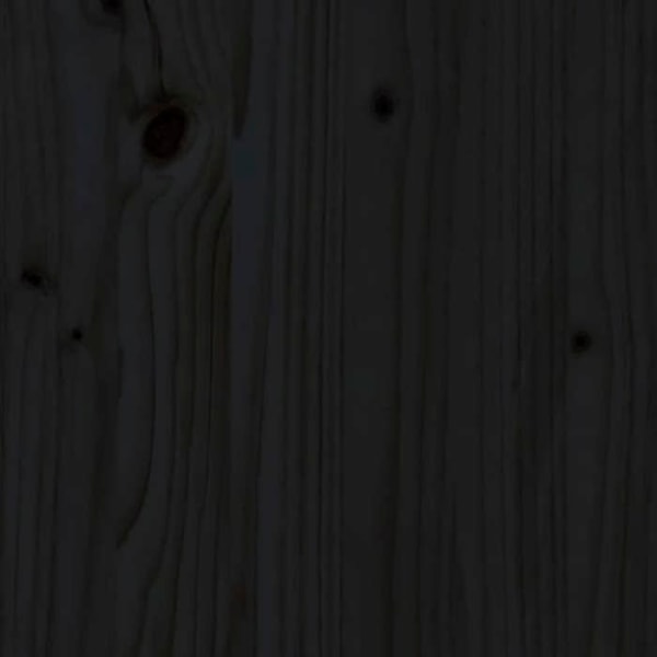 Huvudgavel - Furu - 96x4x100 cm - Svart - Nutida - Elegant design Svart