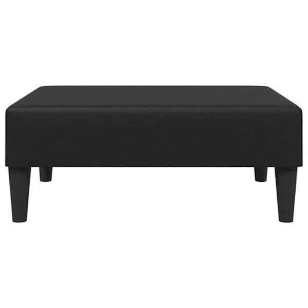 Repose fødder taburet 77 x 55 x 31 cm i sort PVC DEC030515 Svart