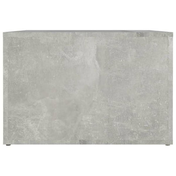 Nattes kommode med åbent rum 57 x 55 x 36 cm ingeniørtræ grå DEC034054 kastanj