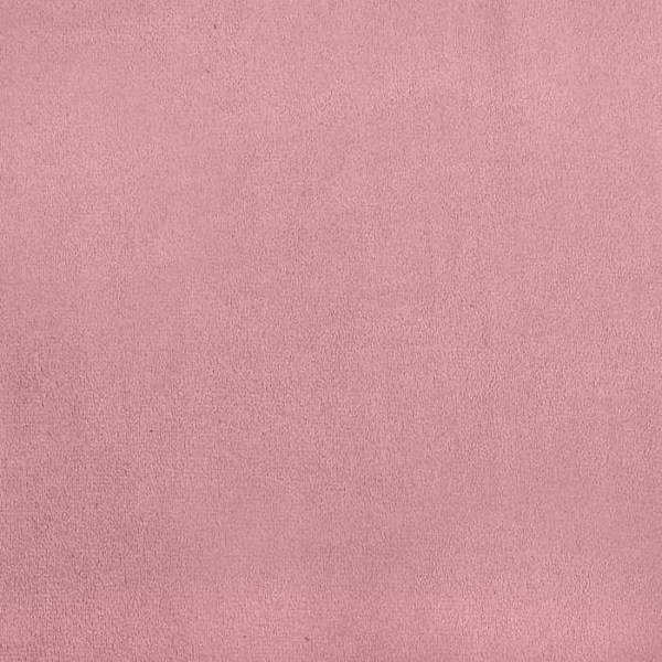 Reposeføder taburet sengestel 70 x 55 x 41 cm i lyserødt velour DEC030553 Rosa