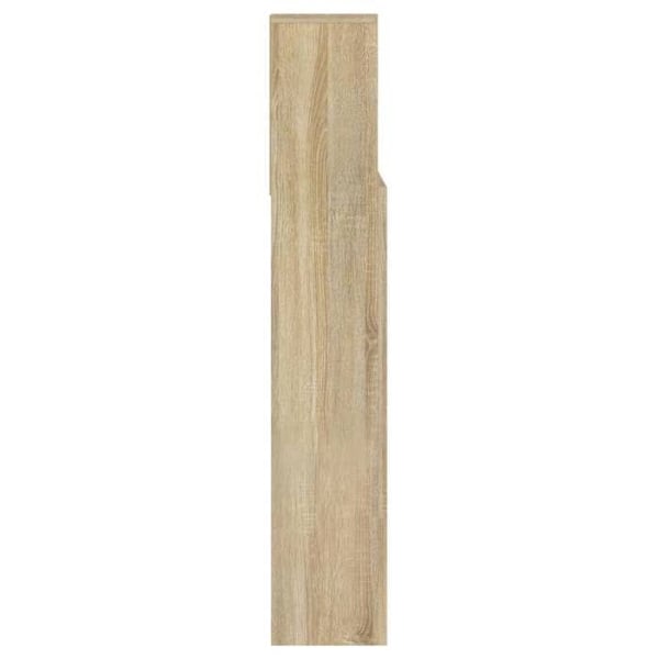 Hovedgærde med opbevaring, tilbehør til seng, natbord, hylde 140 x 19 x 103,5 MDF i egfarve.