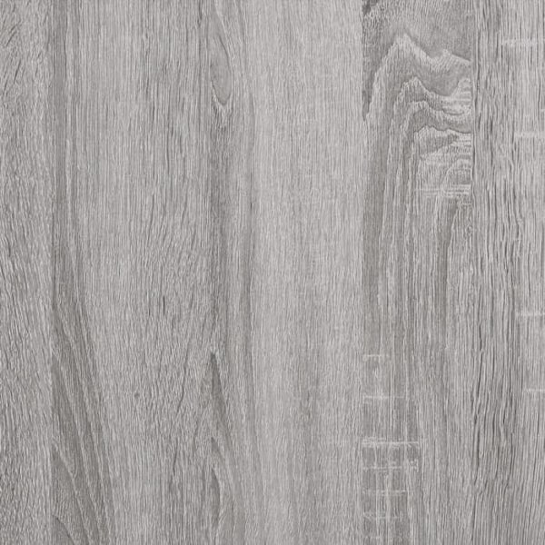 Konsolbord, 101 x 30,5 x 75 cm, grå ingenjörsträ, metallram DEC032209 kastanj