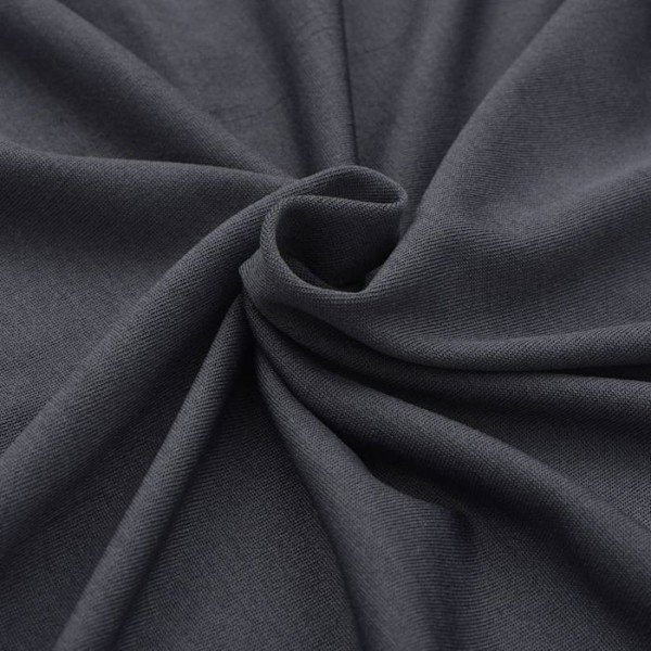 Kaksi osaa venyviä pöytäpeitteitä 120 x 60,5 x 74 Anthracite