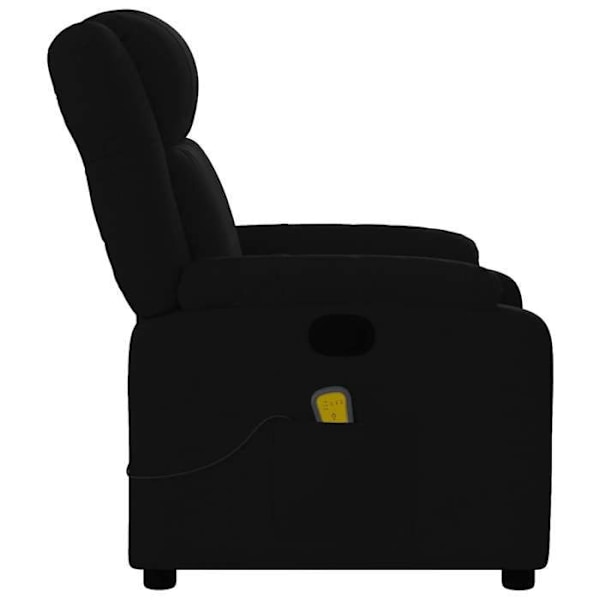 TV relaxationsstol med massagefunktion, justerbar, 6 massagepunkter i sort stof DEC027062 Svart