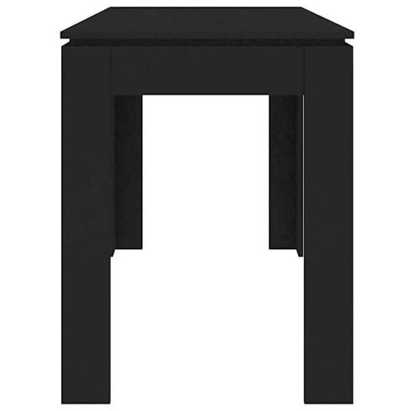 Moderne spisebord design 120 x 60 x 76 cm sort ingeniørtræ DEC036878 kastanj