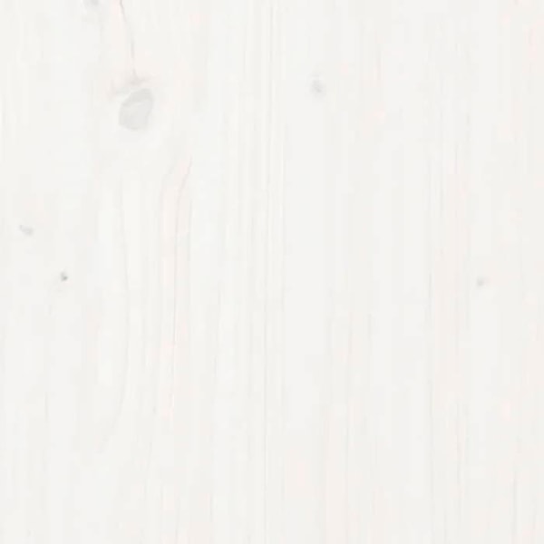 Hovedgavl - Fyrretræ - 126x4x100 cm - Hvid - Moderne - Design Vit