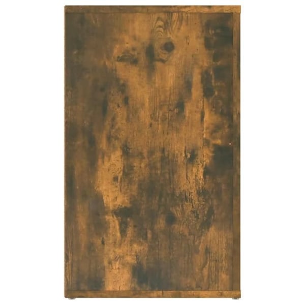 Natbord med 3 skuffer 50 x 36 x 60 cm ingeniørtræ brun DEC033664 kastanj