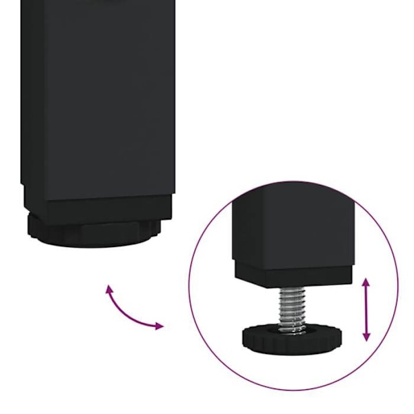 Konsolbord med glasplade og stål 98 x 30 x 81cm DEC031354 Transparent