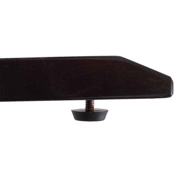 Bistrobord spisebord i træ og HPL, diameter 92 cm, udseende som sheshammel. 04_0008527 kastanj
