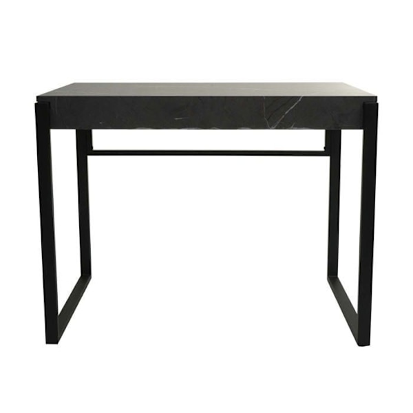 Bureau computer table, side table 100x54 cm MDF grå marmor look 04_0006064 Grå