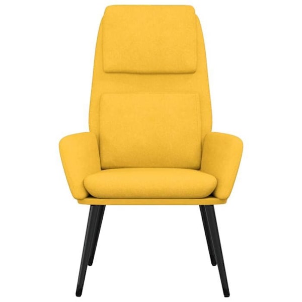 Lounge fåtölj soffa design modern design modern senapsgul tyg gul DEC026707 Gul
