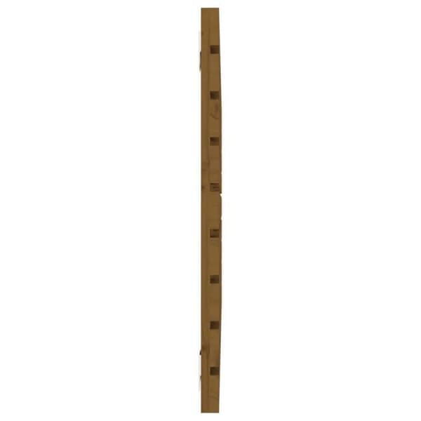 Sänggavel tillbehör sovrum väggmöbel 96 x 3 x 63 Ljusbrunt massivt trä
