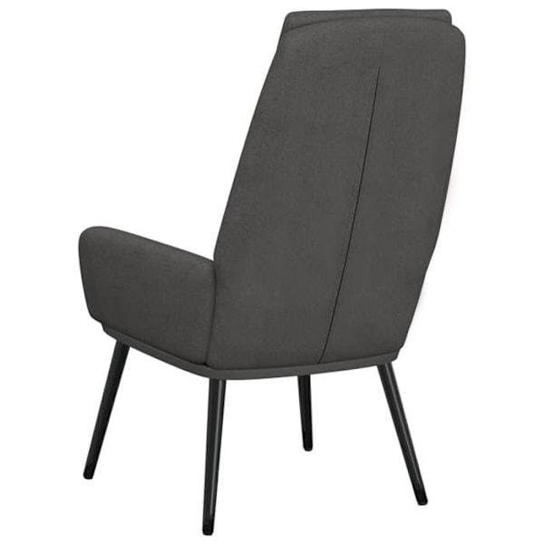 Moderne loungestol sofa design i mørkegrå stof DEC026685 Grå