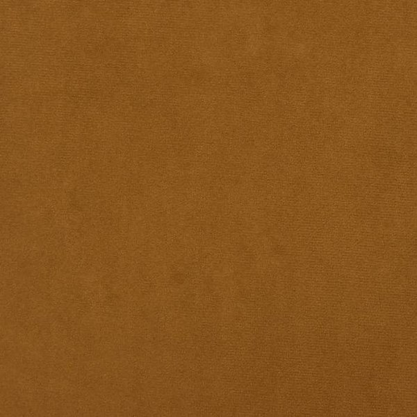 Taburet med sæde og fodstøtte i klassisk design med ben i træ og sæde i brun velour DEC026311 kastanj