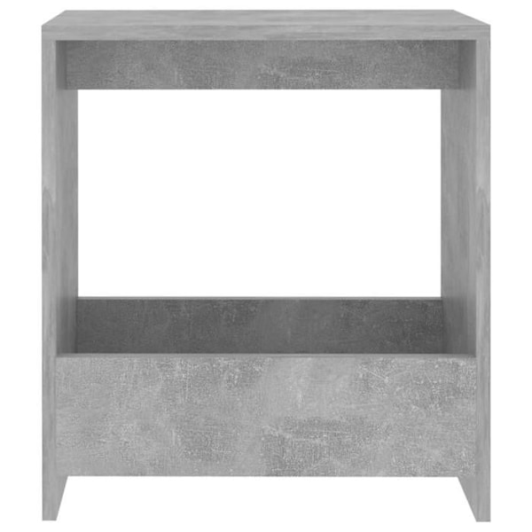 Side table for sofa end 50 x 26 x 50 cm engineered wood concrete gray DEC032451 kastanj