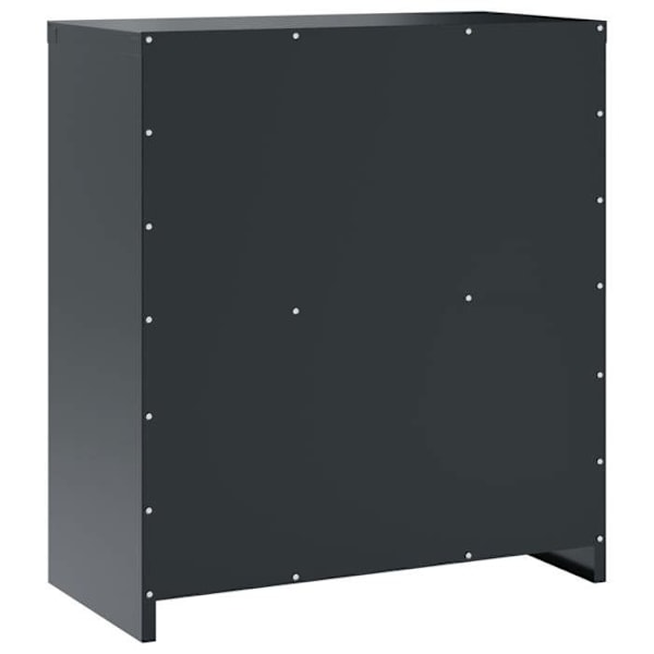 Caissons à tiroirs meuble de bureau portes verrouillables 79 x 40 x 90 cm i antracit stål DEC024502 Guld