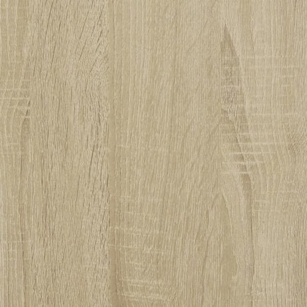 Modern entré-hallskonsolmöbel med förvaringsutrymme 100 x 35 x 90 cm ingenjörsträ i ekfärg DEC031917 kastanj