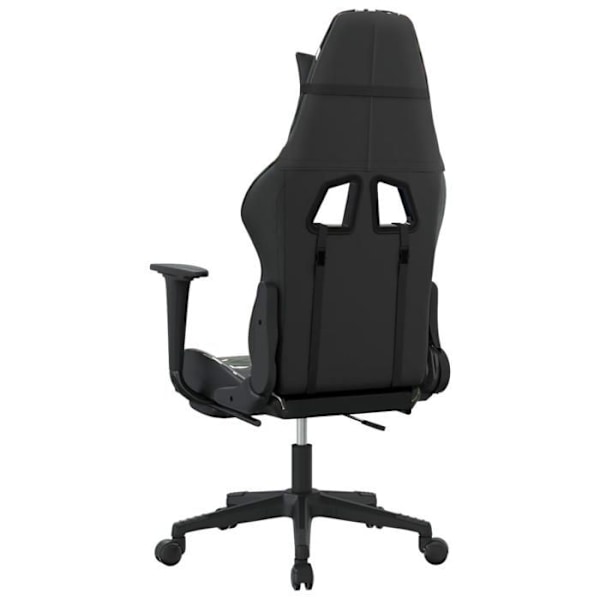 Kontorsstol gaming med hjul och fotstöd design i kamouflage PVC DEC025759 Flerfärgad