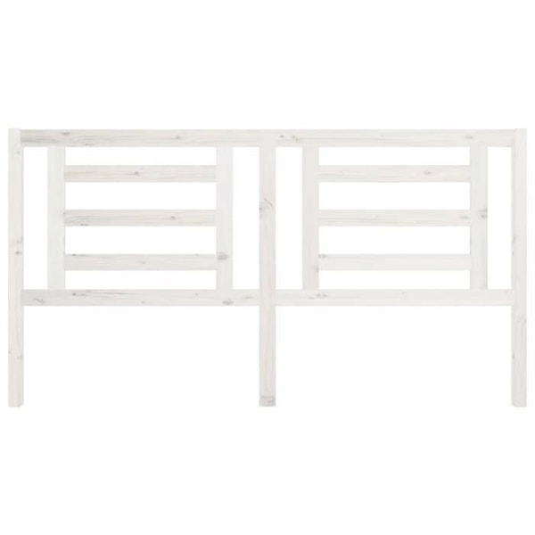 Sänggavel - Ej specificerad - 186x100 cm - Massivt trä - Vit - Nutida Vit