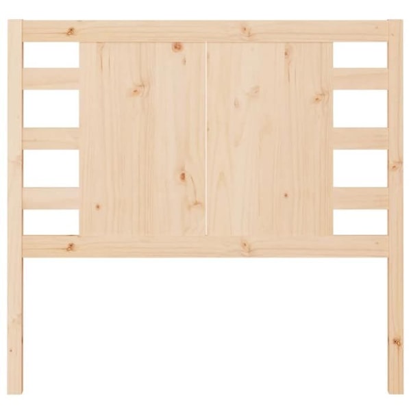 Hovedgærde - TDL - 96x4x100 cm - Massiv fyrretræ - Brun - 1 person