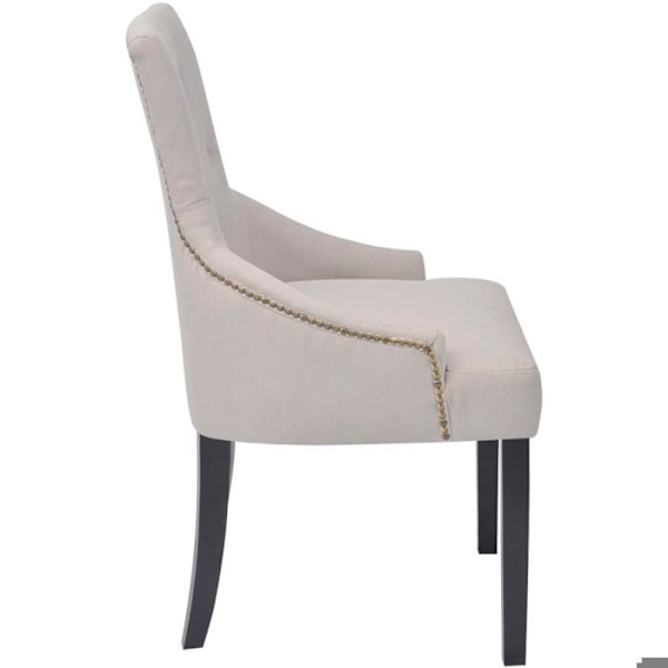 Set med 6 stolar i grå crème design för köket och matsalen.