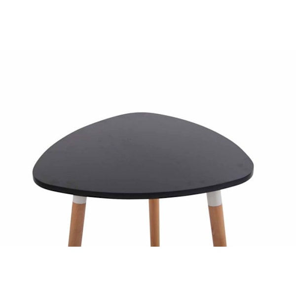 Køkkenbord, sidebord i sort træ, højde 75 Ø 60