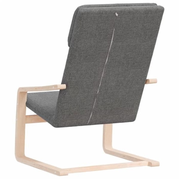 Moderne grå stof lounge stol design sofa DEC026686 Grå