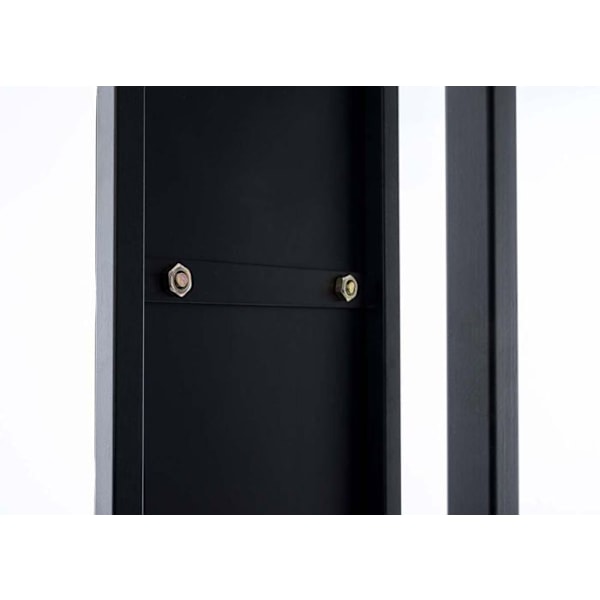 Række bûches opbevaring til brændeovn 160x25 cm i mat sort metal 10_0003577 kastanj