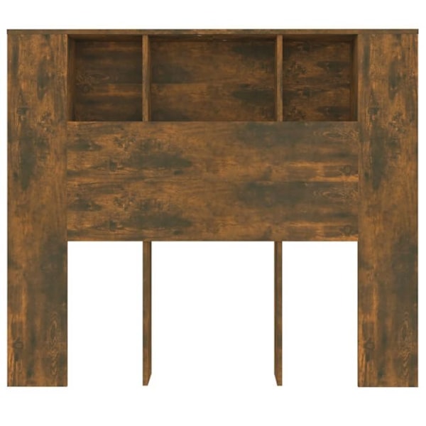 Hovedgærde - MDF - 120x18,5x104,5 cm - Brun - Moderne - Indbygget opbevaring kastanj