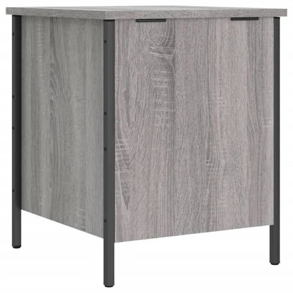Bænk opbevaring til sko, bøger, legetøj, puder 40 x 42,5 x 50 cm ingeniørtræ farve sonoma grå DEC024798 kastanj