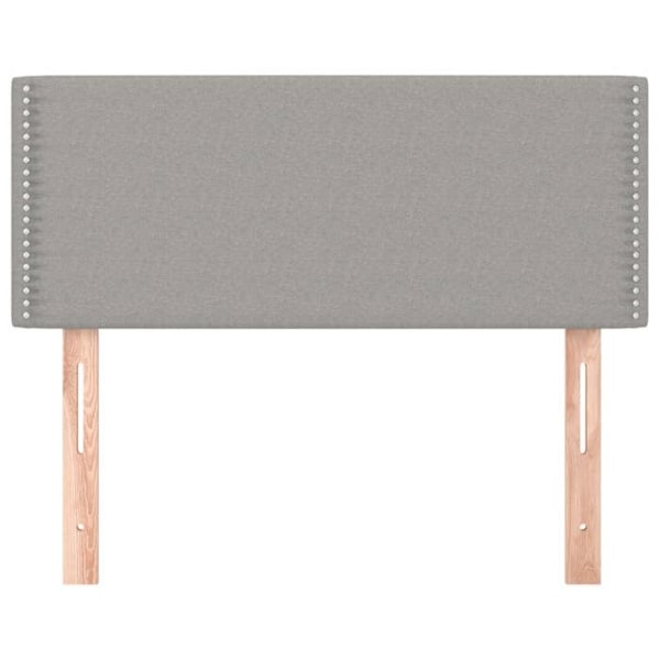 Pääty - TDL - 80x5x78/88 cm - Vaaleanharmaa kangas - Korkeus säädettävä - Ei irrotettava